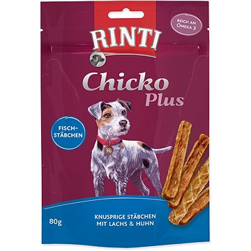 Obrázok Rinti Dog pochoutka Extra Chicko Plus losos+kuře 80g