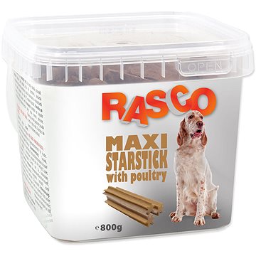 Obrázok RASCO Pochúťka Rasco starStick hydinová 2,5 cm 530 g (8595091779918)