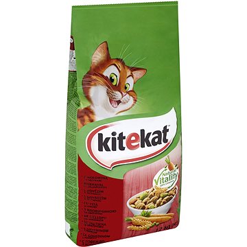 Obrázok Kitekat Dry hovězí se zeleninou 12kg