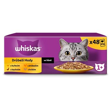 Obrázok Whiskas kapsa  Menu ze 4 druhů masa 12x100g