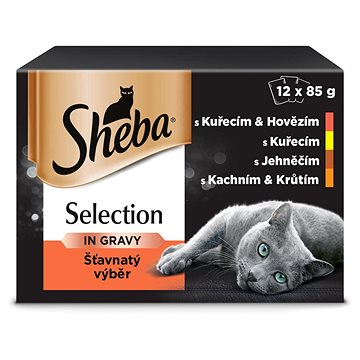 Obrázok Sheba SELECT SLICES in Gravy Šťavnatý výběr 12pack (12 x 85 g)