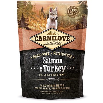 Obrázok Carnilove Dog Salmon & Turkey for LB Puppies 1,5kg