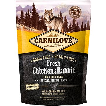 Obrázok Carnilove Dog Fresh Chicken & Rabbit for Adult 1.5kg