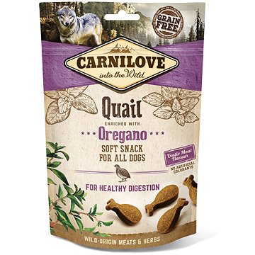 Obrázok Carnilove Dog Semi Moist Snack Quail&Oregano 200g