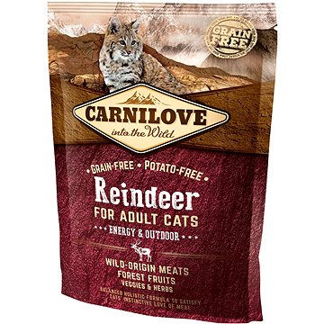 Obrázok Carnilove Cat Reindeer for Adult Energy & Outdoor 400g