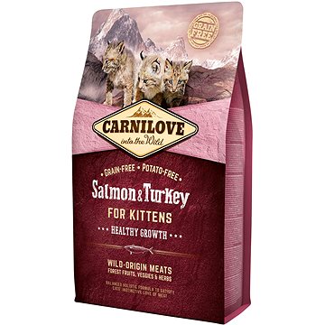 Obrázok Carnilove Cat Salmon & Turkey for Kittens HG 2kg