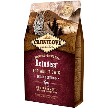 Obrázok Carnilove Cat Reindeer for Adult Energy & Outdoor 2kg