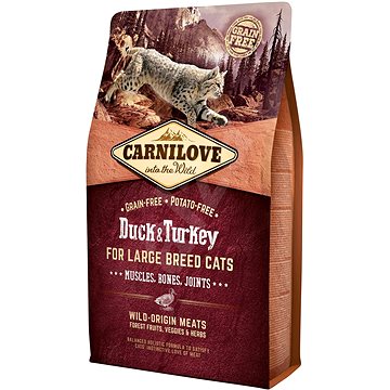 Obrázok Carnilove Cat LB Duck&Turkey Muscles,Bones,Joints 2kg