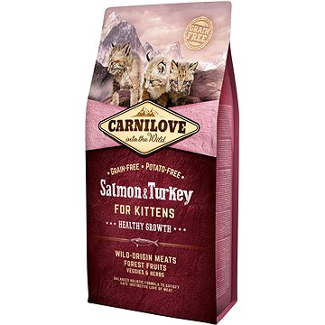 Obrázok Carnilove Cat Salmon & Turkey for Kittens HG 6kg