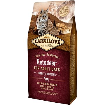 Obrázok Carnilove Cat Reindeer for Adult Energy & Outdoor 6kg