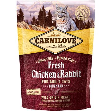 Obrázok Carnilove Cat Fresh Chicken & Rabbit for Adult 400g