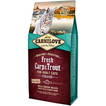 Obrázok Carnilove Cat Fresh Carp & Trout Sterilised Adult 6kg