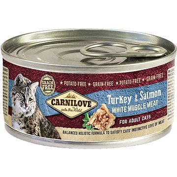 Obrázok Carnilove White Muscle Meat Turkey&Salmon Cats 100g