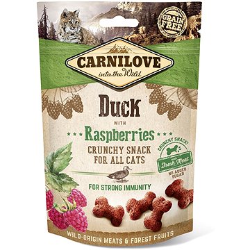 Obrázok Carnilove Cat Crunchy Snack Duck&Raspberries 50g