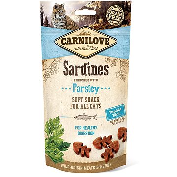 Obrázok Carnilove Cat Semi Moist Snack Sardine&Parsley 50g