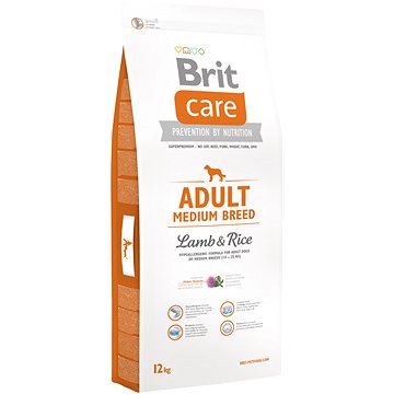 Obrázok BRIT CARE ADULT MEDIUM BREED LAMB & RICE 12 KG (294-132709)