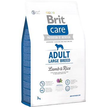 Obrázok BRIT CARE ADULT LARGE BREED LAMB & RICE 3 KG (294-132713)