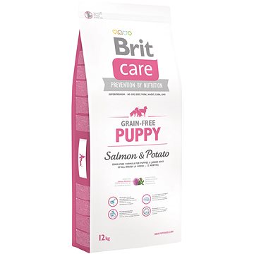 Obrázok BRIT CARE GRAIN-FREE PUPPY SALMON & POTATO 12 KG (294-132718)