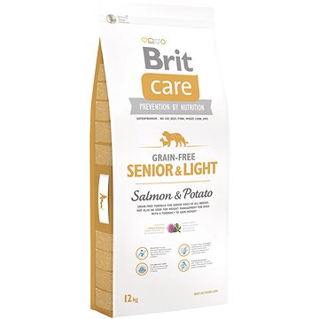 Obrázok BRIT CARE GRAIN-FREE SENIOR & LIGHT SALMON & POTATO 12 KG (294-132733)