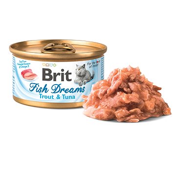 Obrázok Brit Cat konz Brit Fish Dreams Trout & Tuna 80g