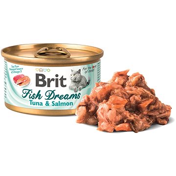 Obrázok Brit Cat konz Brit Fish Dreams Tuna & Salmon 80g