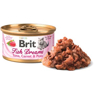 Obrázok Brit Cat konz Brit Fish Dreams Tuna , Carrot & Pea 80g