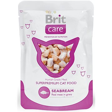 Obrázok Brit Care Cat kapsa Seabream Pouch 80g