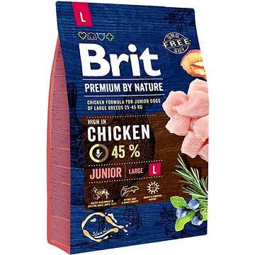 Obrázok Brit Premium Dog by Nature Junior L 3kg