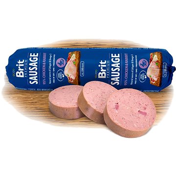 Obrázok Brit Sausage Chicken & Rabbit 800g New