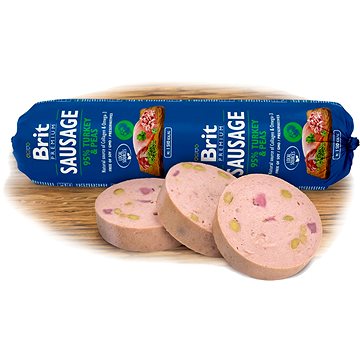 Obrázok Brit Sausage Turkey & Pea 800 g