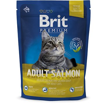 Obrázok Brit Premium Cat Adult Salmon 300 g (8595602513109)