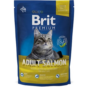 Obrázok Brit Premium Cat Adult Salmon 800 g (8595602513116)