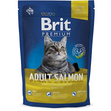 Obrázok Brit Premium Cat Adult Salmon 1,5kg