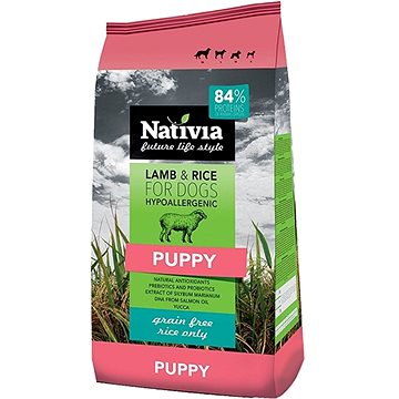 Obrázok Nativia Dog Puppy Lamb&Rice 3kg