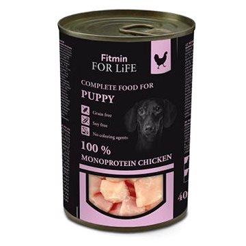 Obrázok FFL dog tin puppy chicken 400 g (8595237018192)