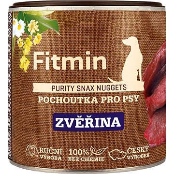 Obrázok Fitmin dog Purity Snax NUGGETS wild 180 g (8595237017874)