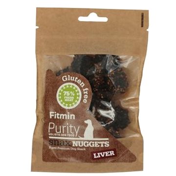 Obrázok Fitmin dog Purity Snax NUGGETS liver 64 g (8595237017805)