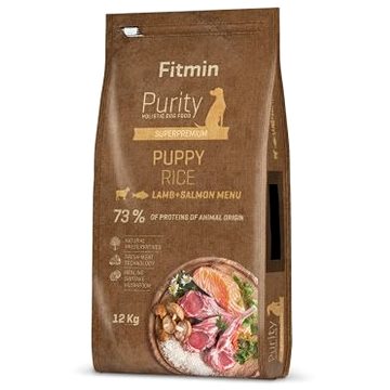 Obrázok Fitmin dog Purity Rice Puppy Lamb&Salmon - 12 kg (8595237015979)