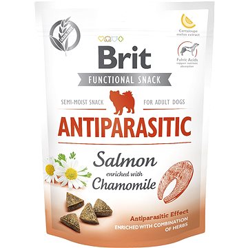 Obrázok Brit Care Dog Functional Snack Antiparasit Salmon 150g