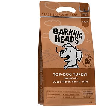 Obrázok BARKING HEADS Top Dog Turkey 2kg