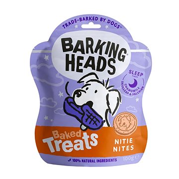 Obrázok BARKING HEADS Baked Treats Nitie Nites 100g