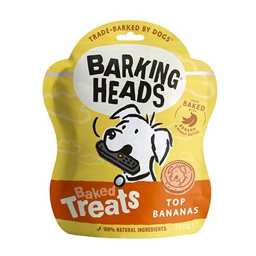 Obrázok BARKING HEADS Baked Treats Top Bananas 100g