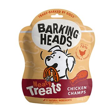 Obrázok BARKING HEADS Meaty Treats Chicken Champs 100g