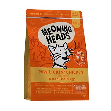 Obrázok MEOWING HEADS Paw Lickin’ Chicken 450g