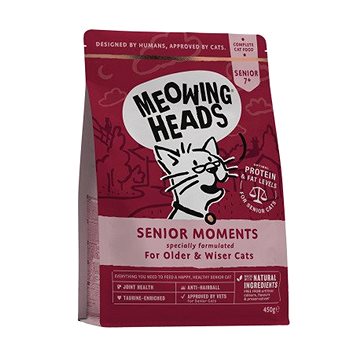 Obrázok MEOWING HEADS Senior Moments NEW 450g