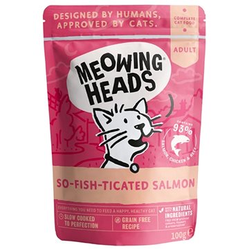 Obrázok MEOWING HEADS So-fish-ticated Salmon 100g