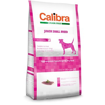 Obrázok Calibra Dog GF Junior Small Breed Duck  2kg NEW