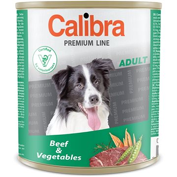 Obrázok Calibra Dog  konz.Premium Adult hovězí+zelenina 800g 5+1 zadarmo (do vypredania)