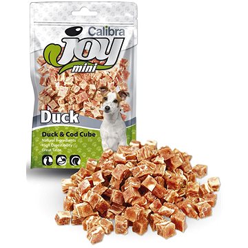 Obrázok Calibra Joy Dog Mini Duck & Cod Cube 70g NEW