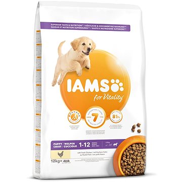 Obrázok Iams Dog Puppy Large Chicken 12kg